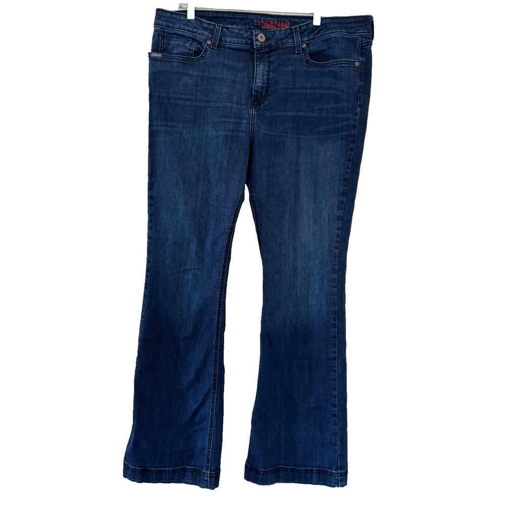 Cinch Lynden Jeans 35 X 33 19L Dark  Blue Wide Leg Western Rodeo Ranch ****READ
